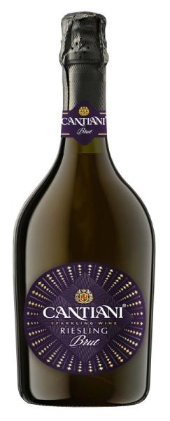 Вино КАНТИАНИ Алиготе-Рислинг Рейнский белое сух. 0,75л. 10%